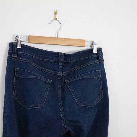 *Revolution Dark Wash Skinny Leg Jegging - Picture 3 of 4